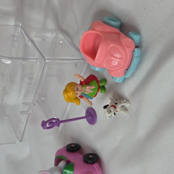 Mini Doll Vintage 90s playset Dalmatian Car Bunny carry case - Picture 3 of 7